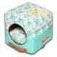 Product Pet Life Touchdog Floral Convertable Dog Bed