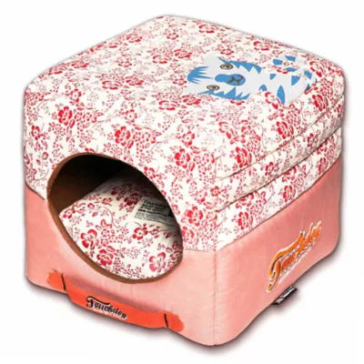 Product Pet Life Touchdog Floral Convertable Dog Bed