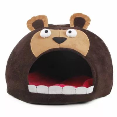 Product Pet Life Roar Bear Enclosed Dog Bed