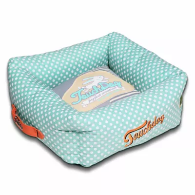 Product Pet Life Touchdog Polka Dot Bolster Dog Bed