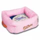 Product Pet Life Touchdog Polka Dot Bolster Dog Bed