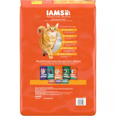 IAMS Proactive Health Indoor Adult Dry Cat Food Healthy Cat Chicken