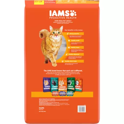 IAMS Proactive Health Indoor Adult Dry Cat Food Healthy Cat Chicken