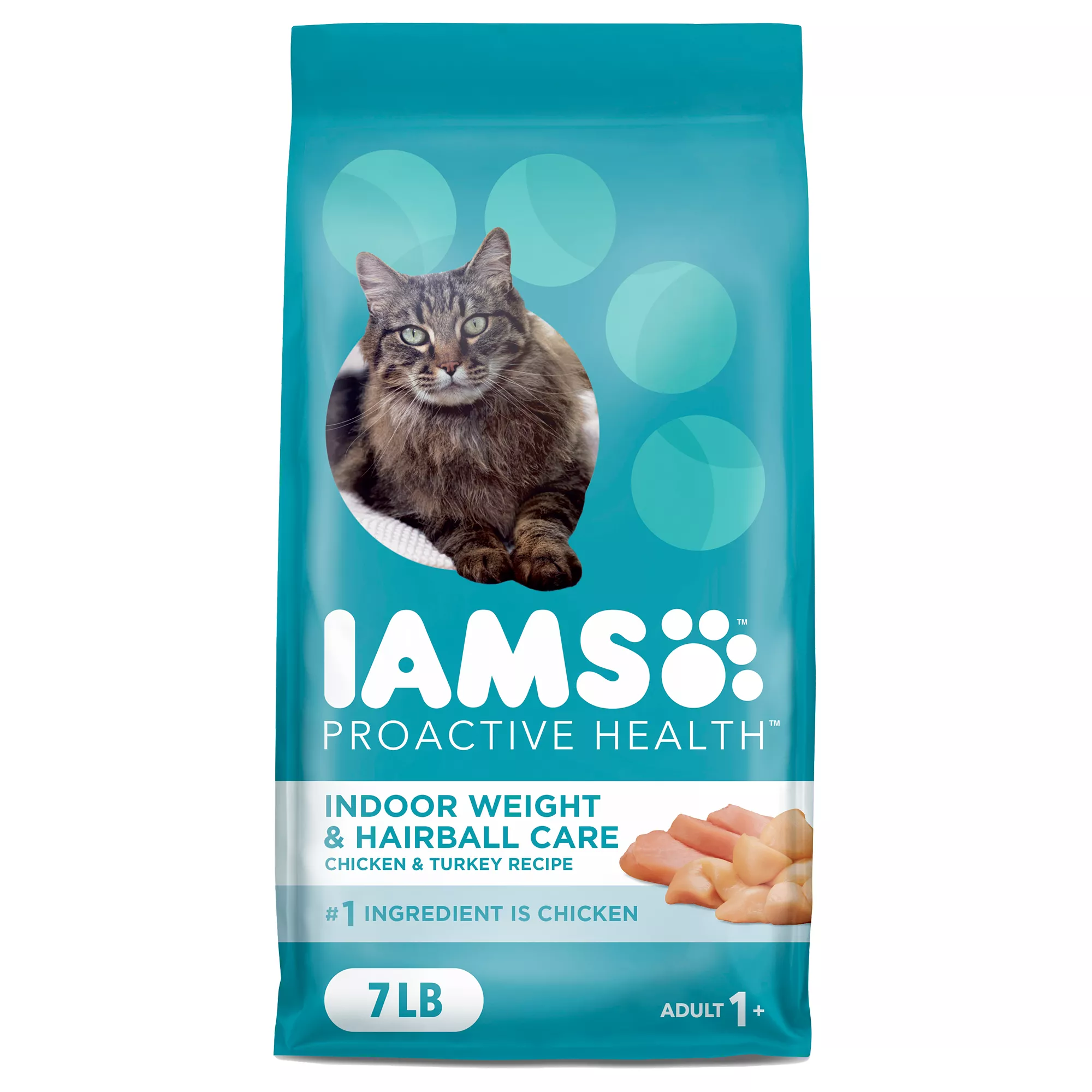 IAMS&trade; Proactive Health Indoor Adult Dry Cat Food - Weight & Hairball Care, Chicken