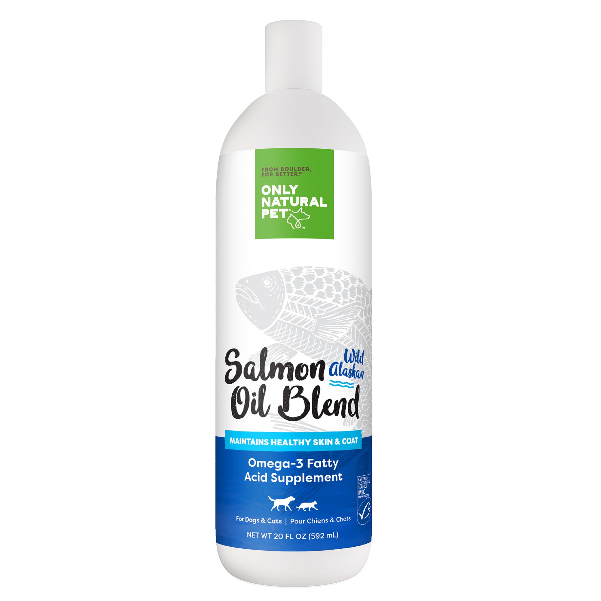  Brilliant Salmon Oil for Dogs, Cats & Puppies, Omega 3 Fish  Oil Liquid Supplement with DHA, EPA Fatty Acids, Supports Skin and Coat,  Immune System & Joint Function