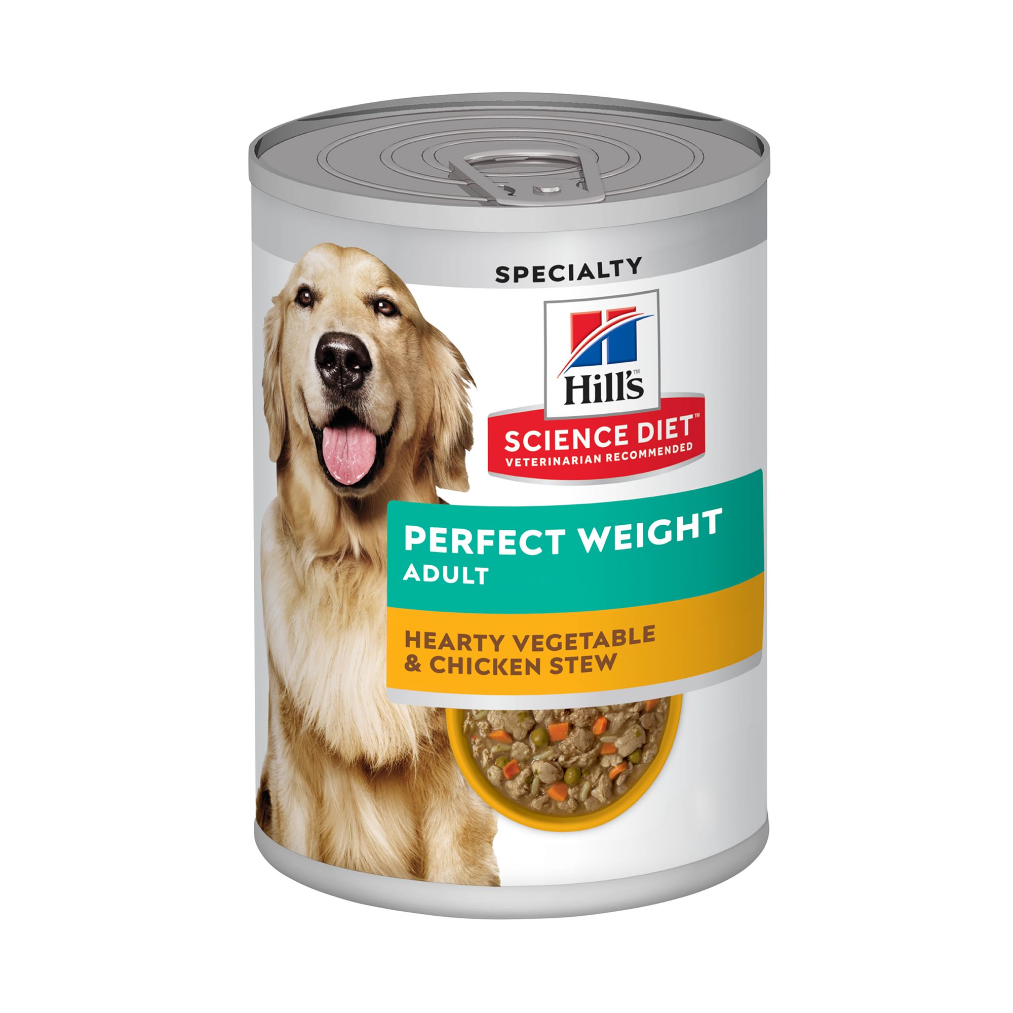 Hill s Science Diet Perfect Weight Adult Wet Dog Food Vegetable Chicken Stew 12.5 oz