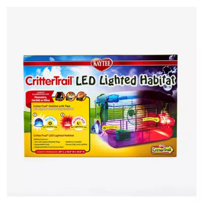 Kaytee CritterTrail LED Lighted Habitat