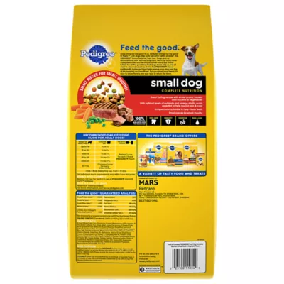 Product Pedigree® Complete Nutrition Small Breed Adult Dry Dog Food - Grilled Steak & Vegetables