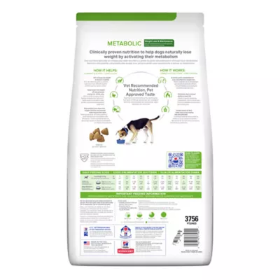 Product Hill's® Prescription Diet® Metabolic Weight Management Adult Dog Food - Lamb Meal & Rice