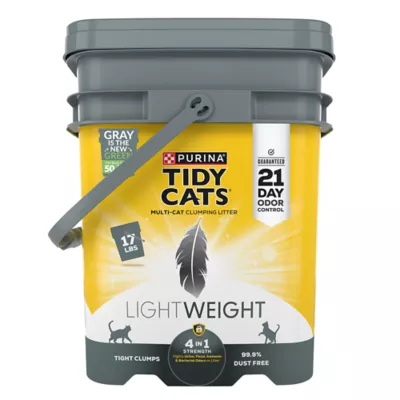 Product Purina® Tidy Cats® 4-in-1 Strength Clumping Multi-Cat Clay Cat Litter - Lightweight