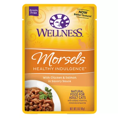 Product Wellness® Healthy Indulgence Morsels Adult Cat Food - Grain Free, Natural, Chicken & Salmon