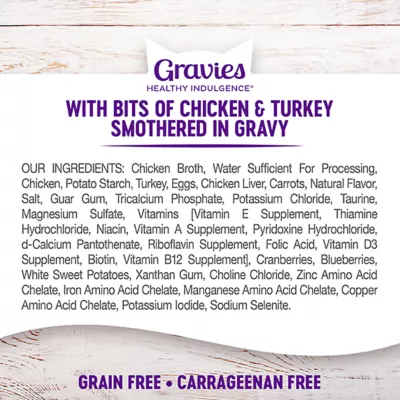 Product Wellness® Healthy Indulgence Gravies Adult Cat Food - Grain Free, Natural, Chicken & Turkey