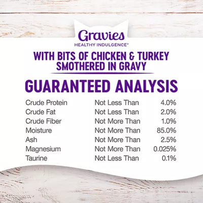 Product Wellness® Healthy Indulgence Gravies Adult Cat Food - Grain Free, Natural, Chicken & Turkey