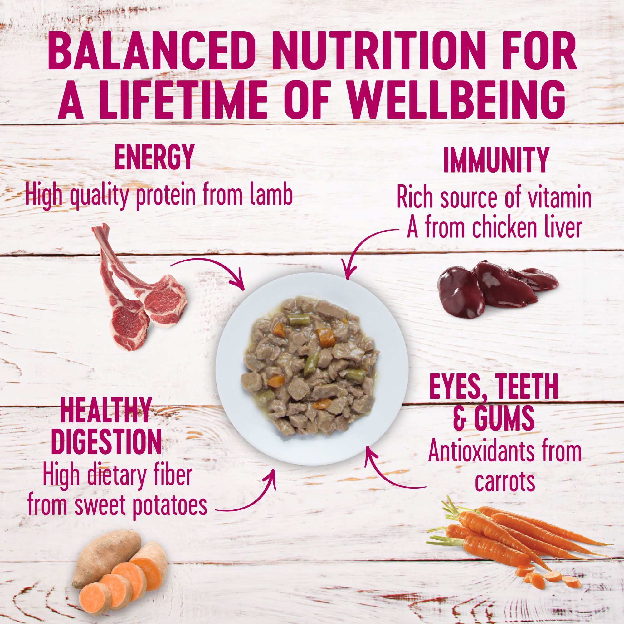 wellness lamb and sweet potato