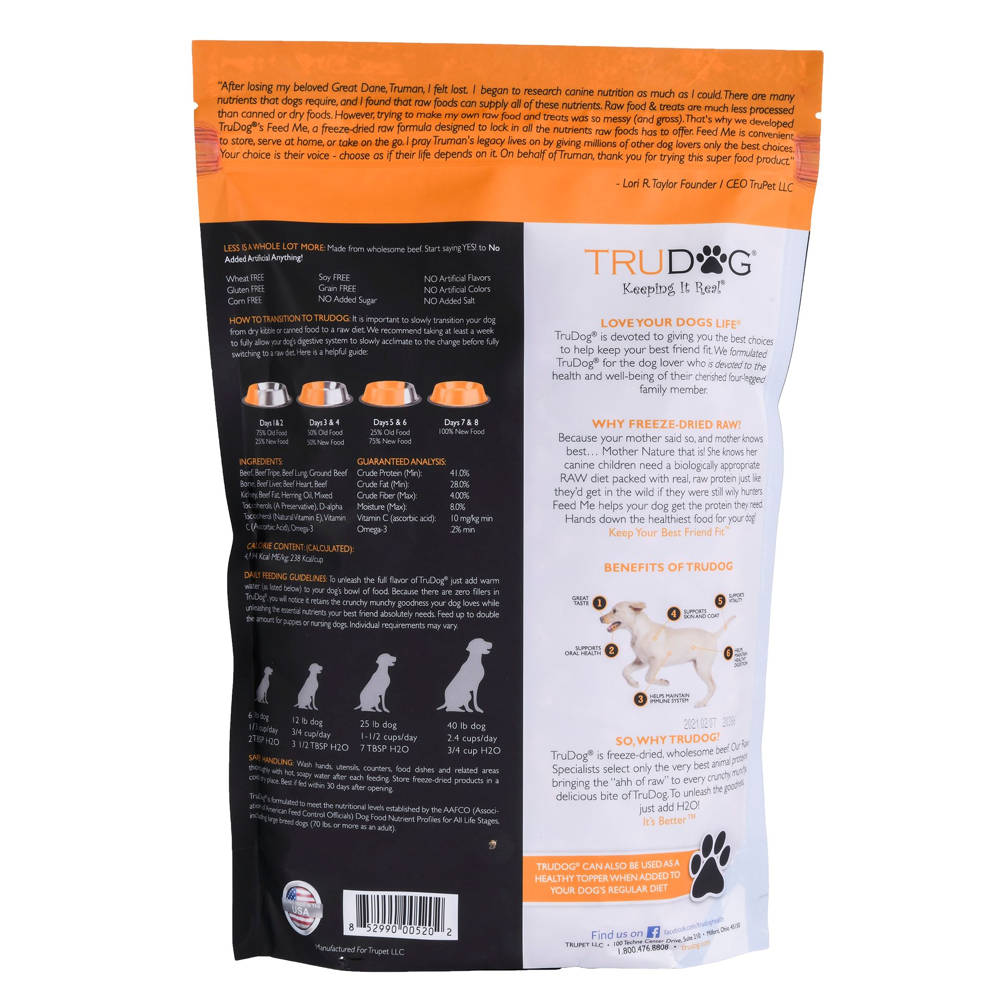 trudog feed me crunchy munchy beef bonanza