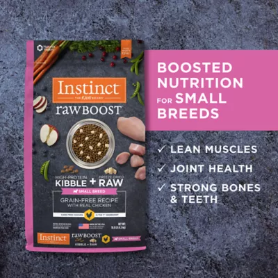 Product Instinct® Raw Boost Kibble + Freeze-Dried Raw Small Breed All Life Stages Dry Dog Food - Chicken