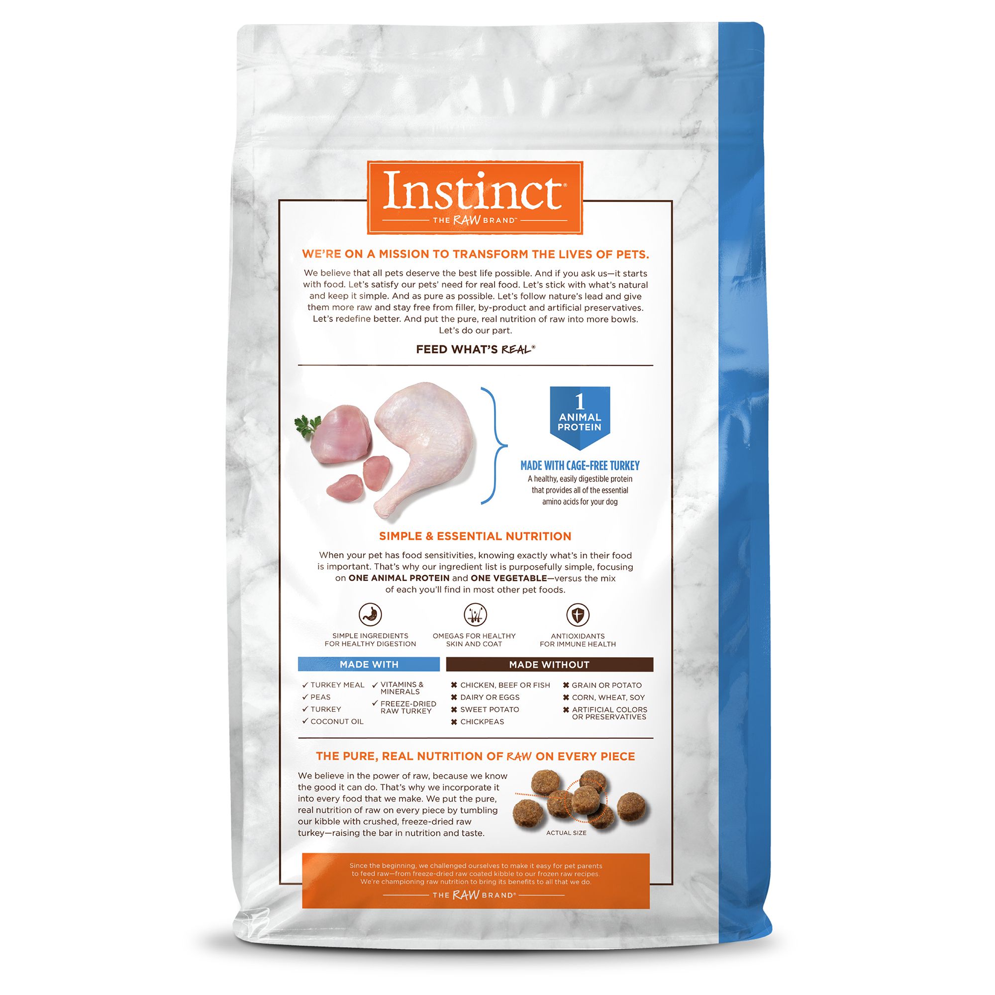 nature's variety instinct limited ingredient dog food