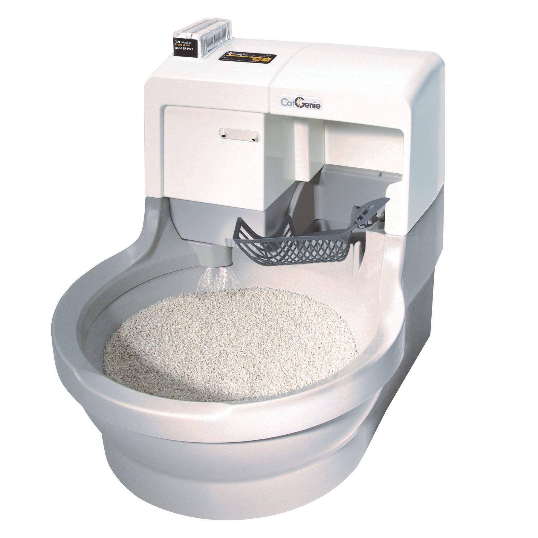 washing cat litter box