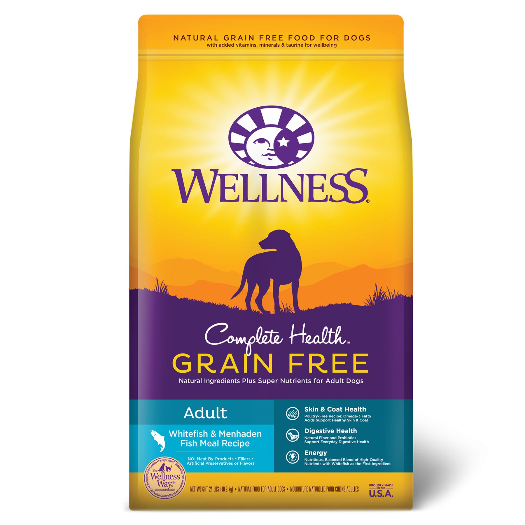 Wellness® Complete Health Adult Dog Food Natural, Grain Free