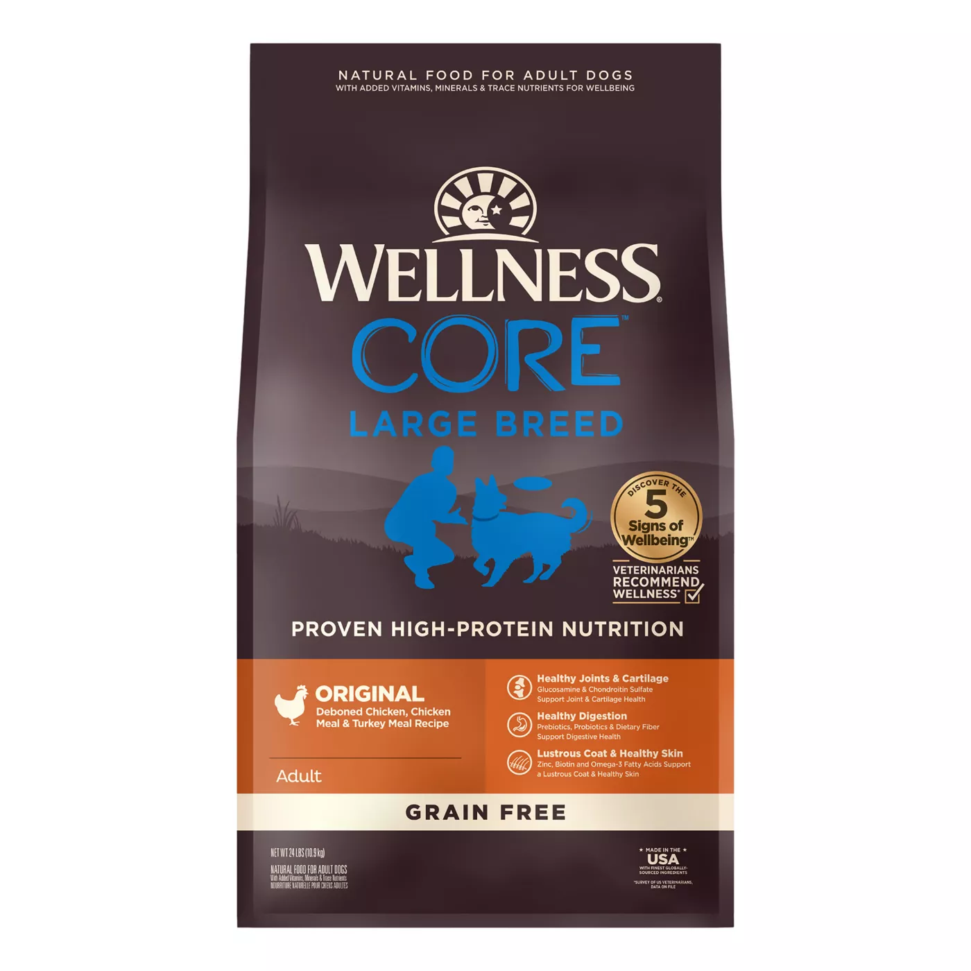 Fashion wellness large breed dog food