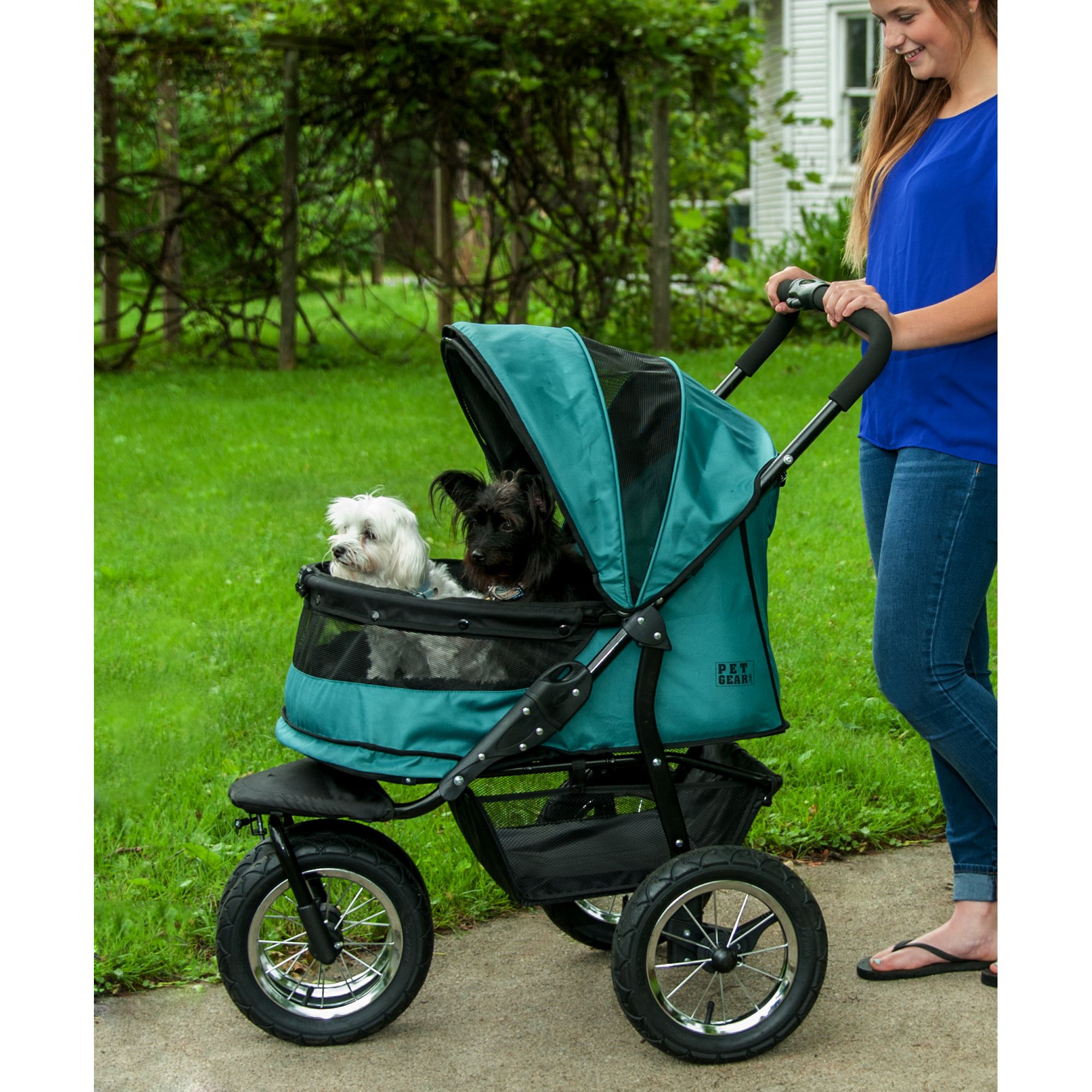 Pet Gear No Zip Double Pet Stroller Dog Strollers Bicycle Baskets Petsmart