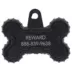 TagWorks® Silent Black Bone Personalized ID Tag image thumbnail 2