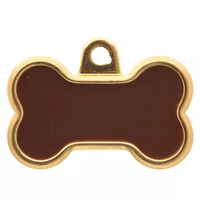 Product TagWorks® Elegance Collection Gold Bone Personalized Pet ID Tag