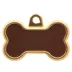 TagWorks® Elegance Collection Gold Bone Personalized Pet ID Tag image thumbnail 1