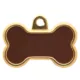 Product TagWorks® Elegance Collection Gold Bone Personalized Pet ID Tag