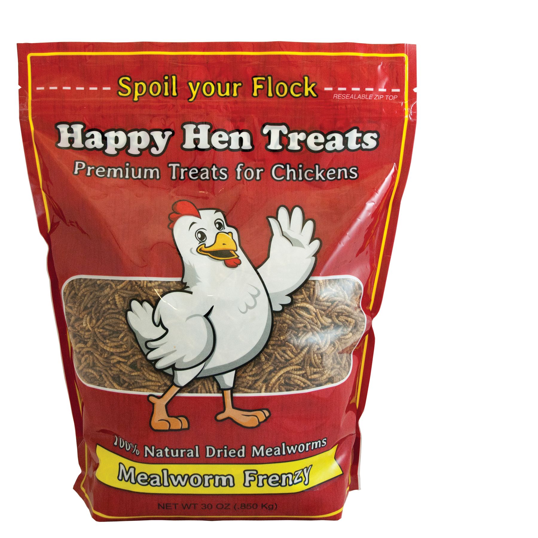 2 Pack Happy Hen Treats Mealworm Frenzy 30-Ounce 