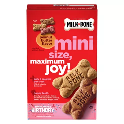 Milk Bone Mini s Peanut Butter Flavor Dog Treats Variety Pack 15 Ounce