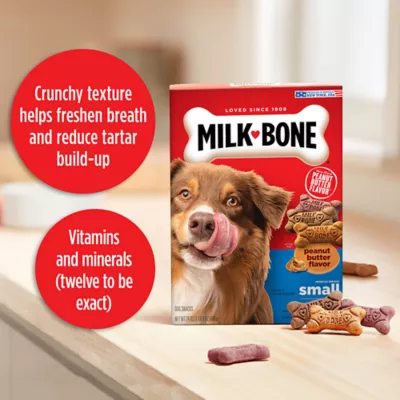 Product Milk-Bone Dog Treat All Ages - Peanut Butter, Honey, Bacon