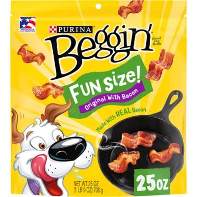 Product Purina® Beggin'® Strips Fun Size Small Breed Adult Dog Treats - Original with Bacon Flavor