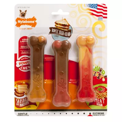 Product Nylabone® Flavor Frenzy Triple Pack Dog Toy