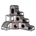 Prevue Pet 56-in Catville Cat Tower, Gray image thumbnail 1
