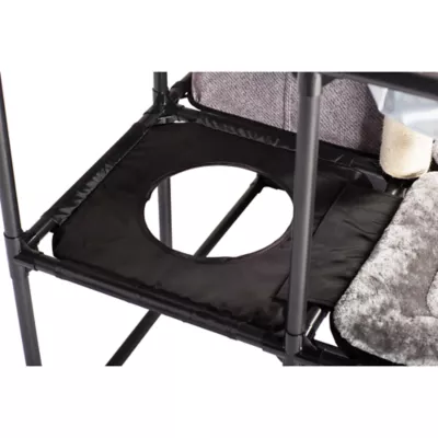 Prevue Pet 56 in Catville Cat Tower Gray