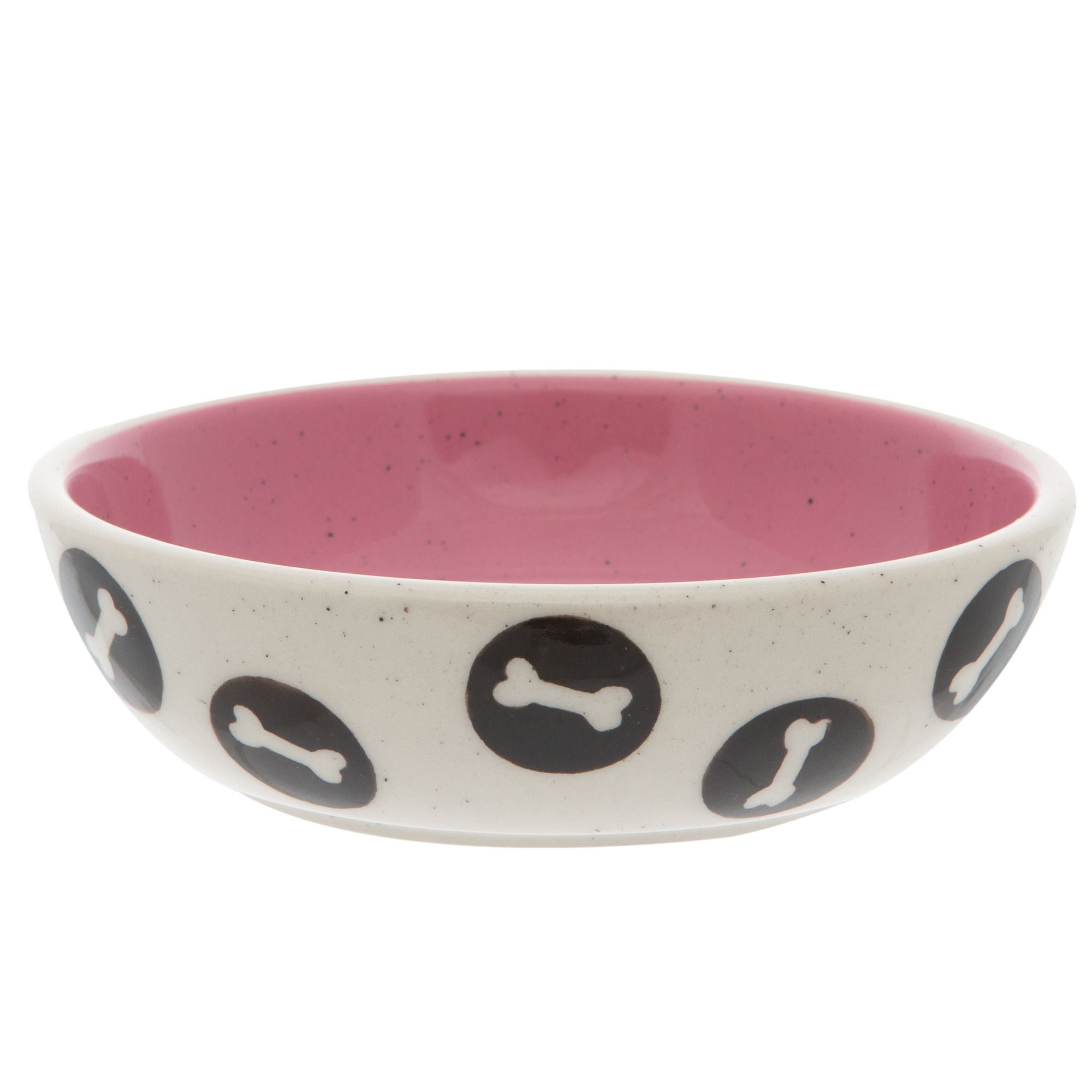 Top Paw® Black Bones Dog Bowl dog Food & Water Bowls PetSmart