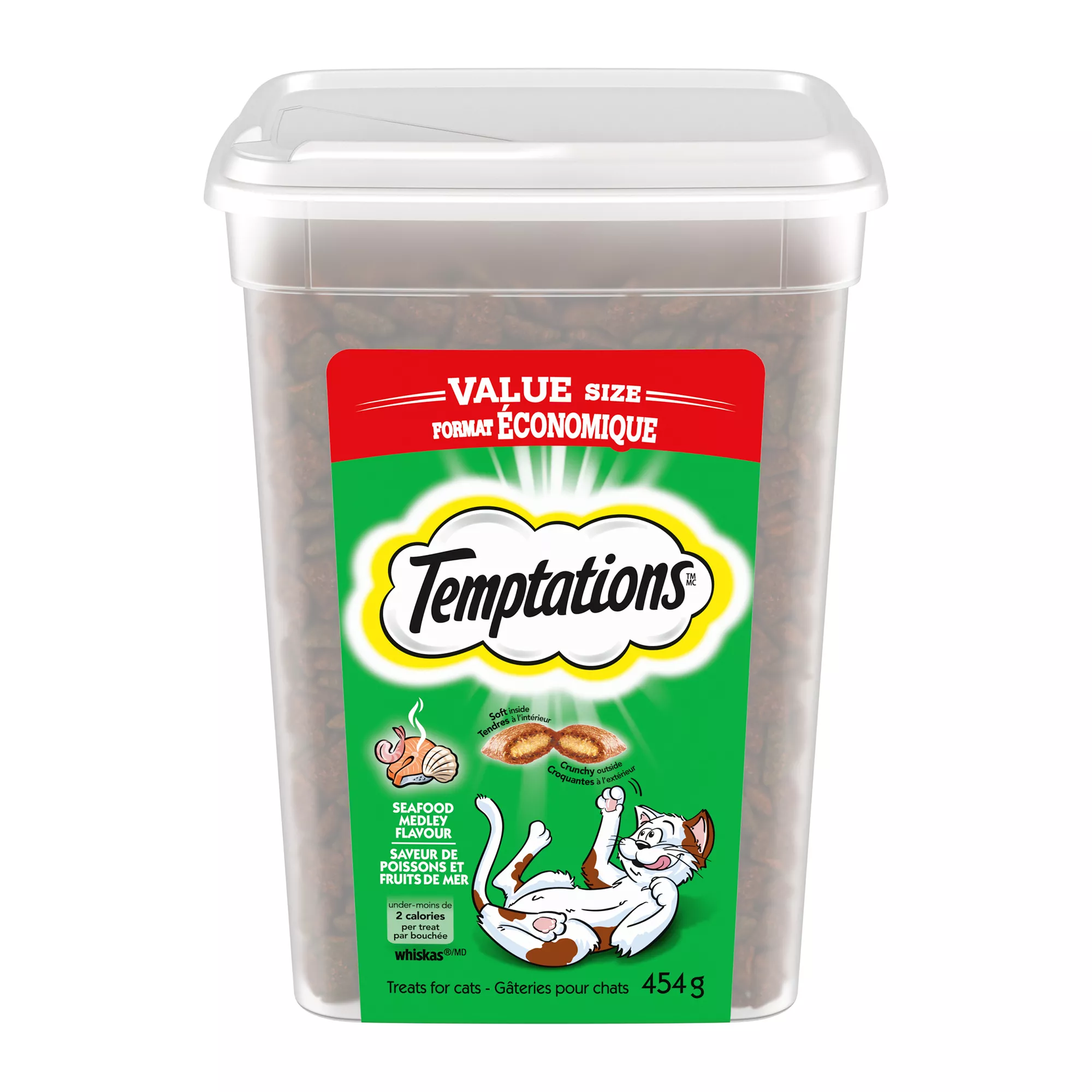 Temptations&trade; Adult Cat Treats - Seafood Medley Flavour