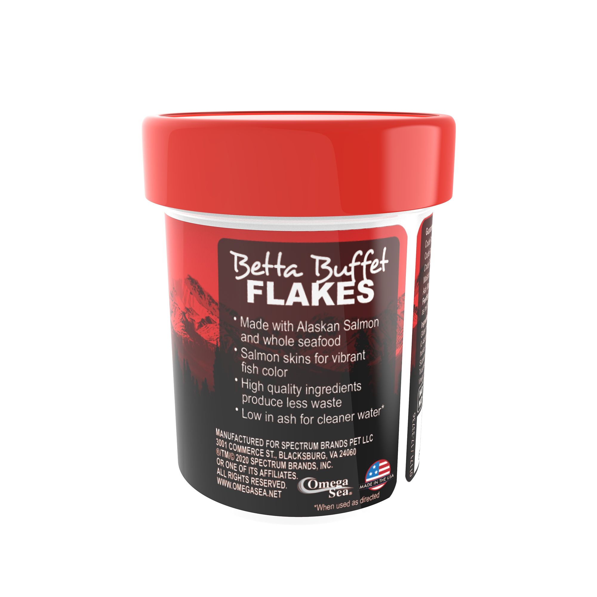 Omega&trade; Betta Buffet Flakes Fish Food Complete Diet - thumbnail 3