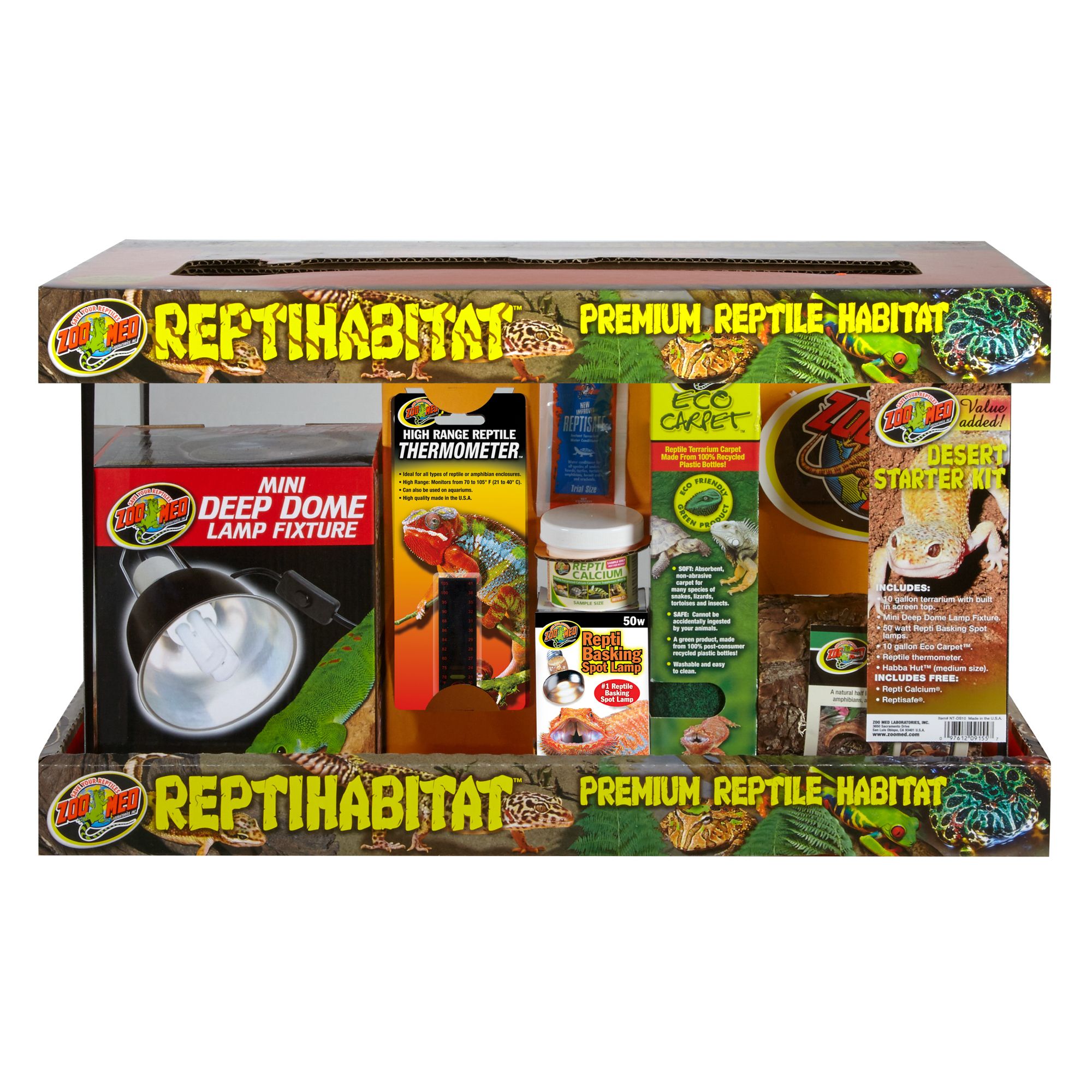 Zoo Med ReptiHabitat Desert Kit, 10 