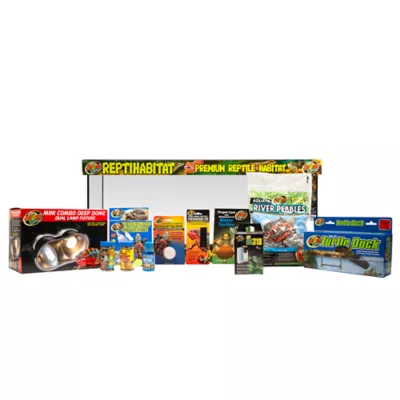 Product Zoo Med ReptiHabitat Aquatic Turtle Kit, 20 Gallon