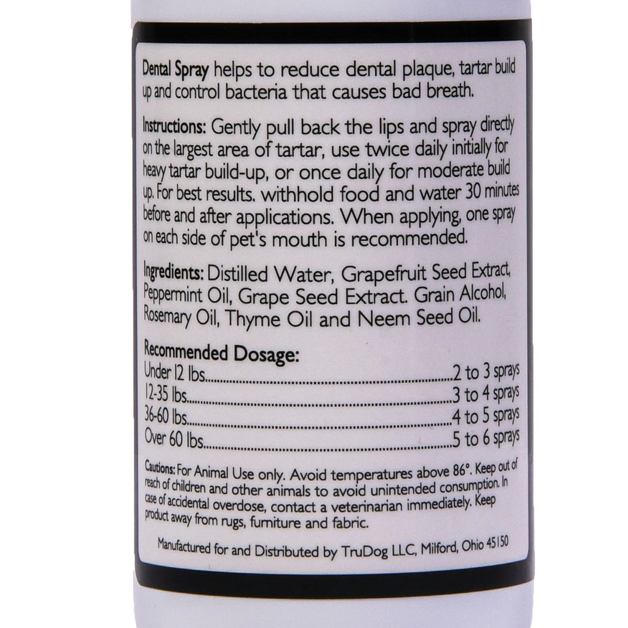 trudog teeth spray