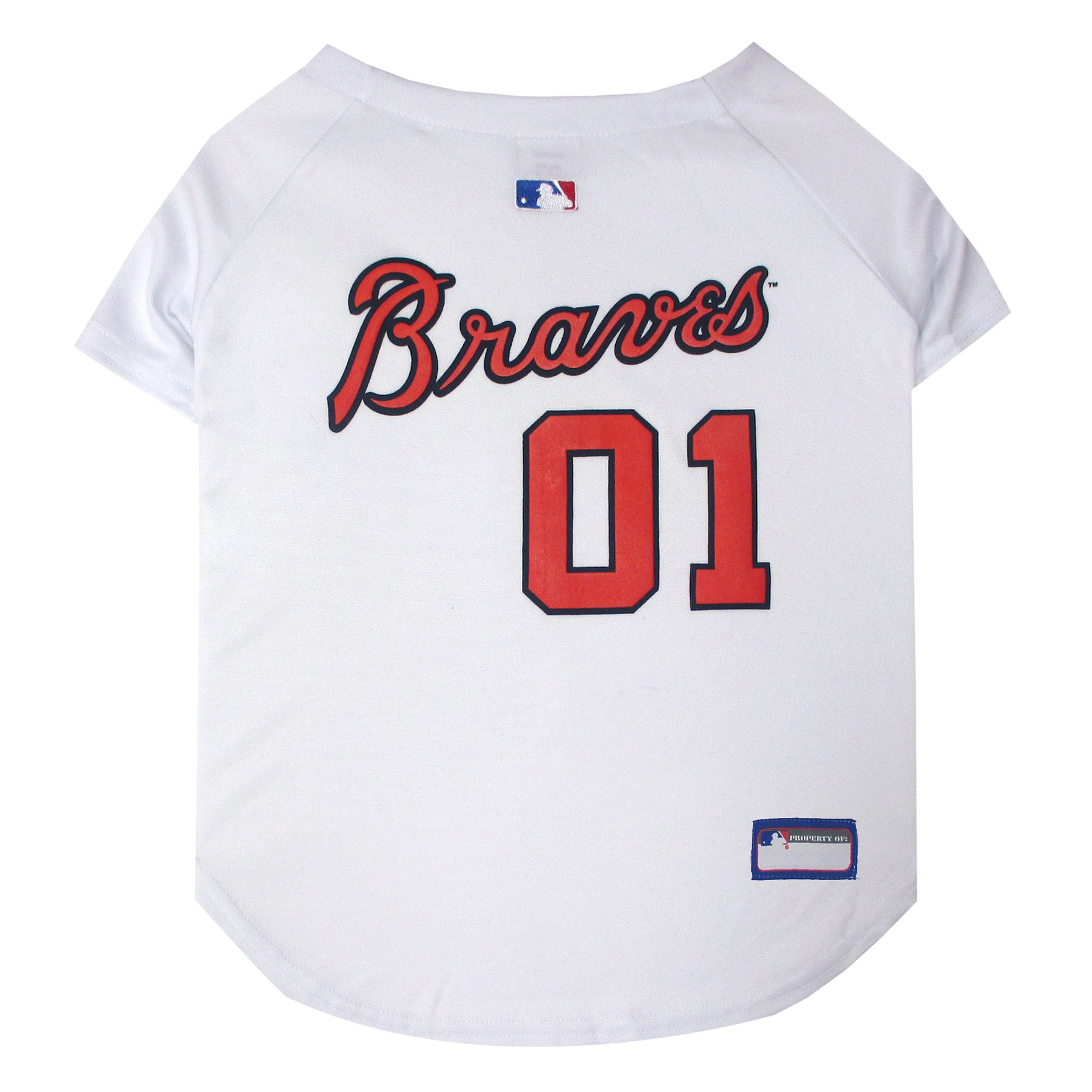 Atlanta Braves Dog Jersey - Large