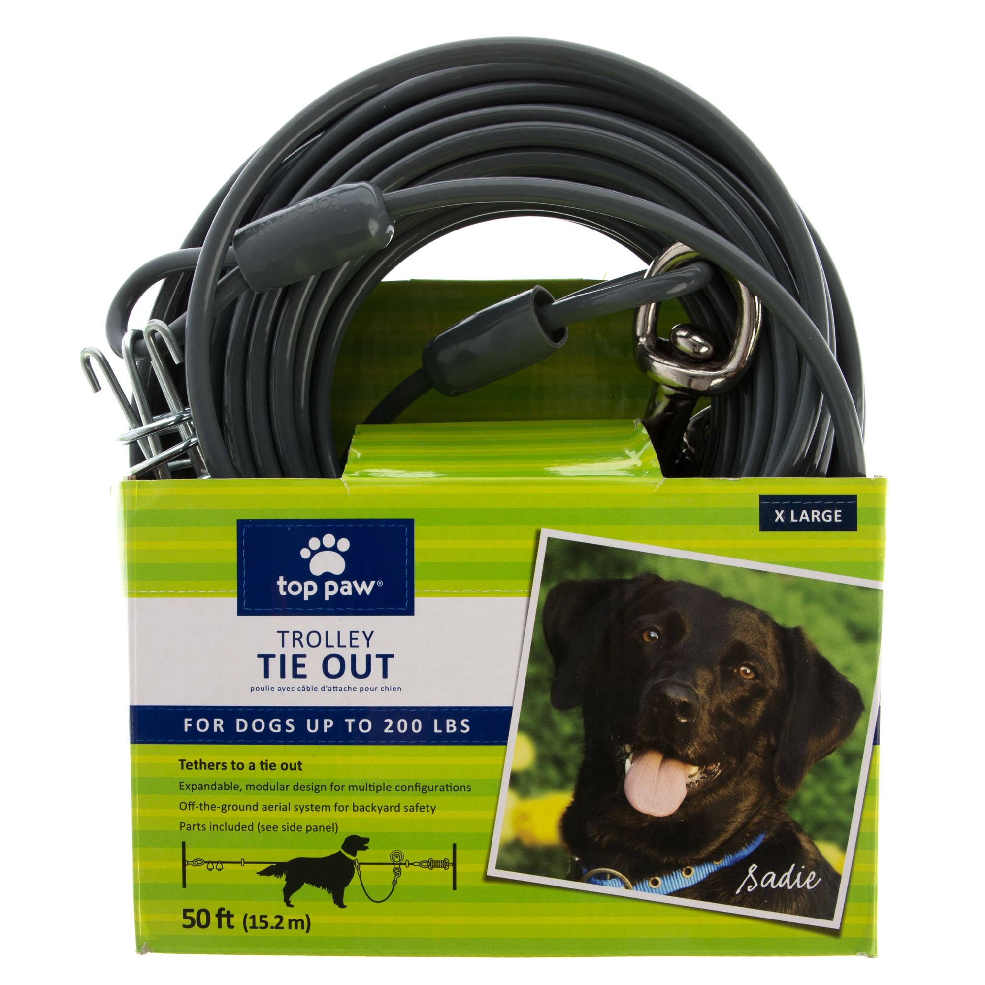 Dog Tie Outs Dog Leads Runners Outdoor Dog Posts PetSmart Canada