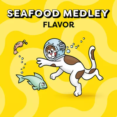 Product Temptations™ Classic Adult Cat Treats - Soft & Crunchy, Seafood Medley