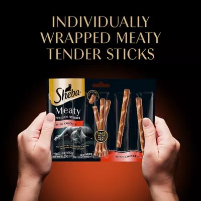 Product Sheba® Meaty Tender Sticks Adult Cat Treats - Soft & Savory, Chicken