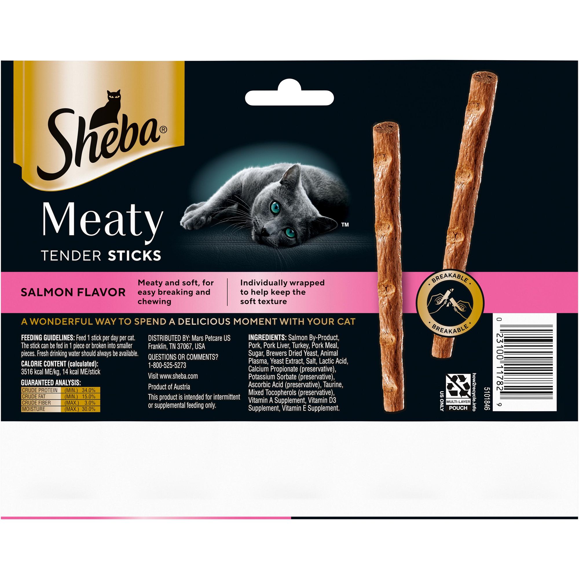 sheba cat treat sticks