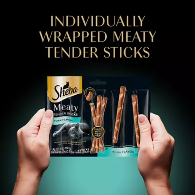 Product Sheba® Meaty Tender Sticks Adult Cat Treats - Soft & Savory, Tuna