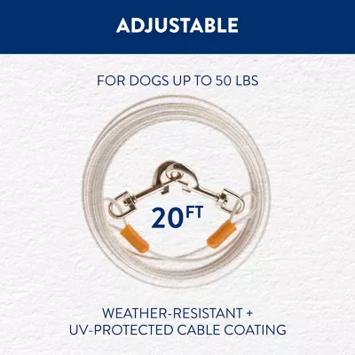 Product Top Paw® Reflective Dog Tie Out