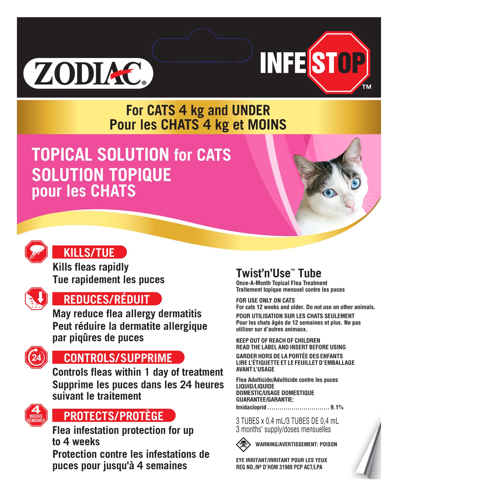 zodiac flea treatment for cats